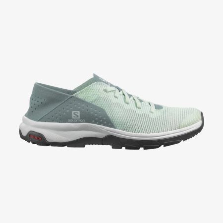 Salomon TECH LITE Womens Hiking Shoes Green UK QXKN